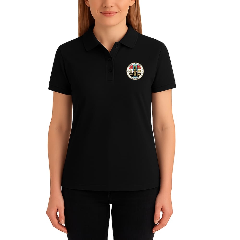 LA County Embroidered Women's Polo