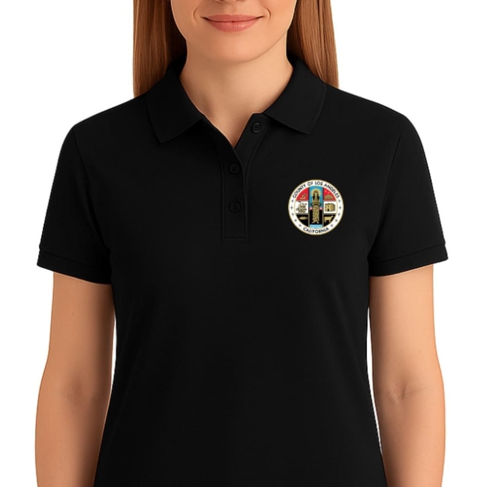 LA County Embroidered Women's Polo