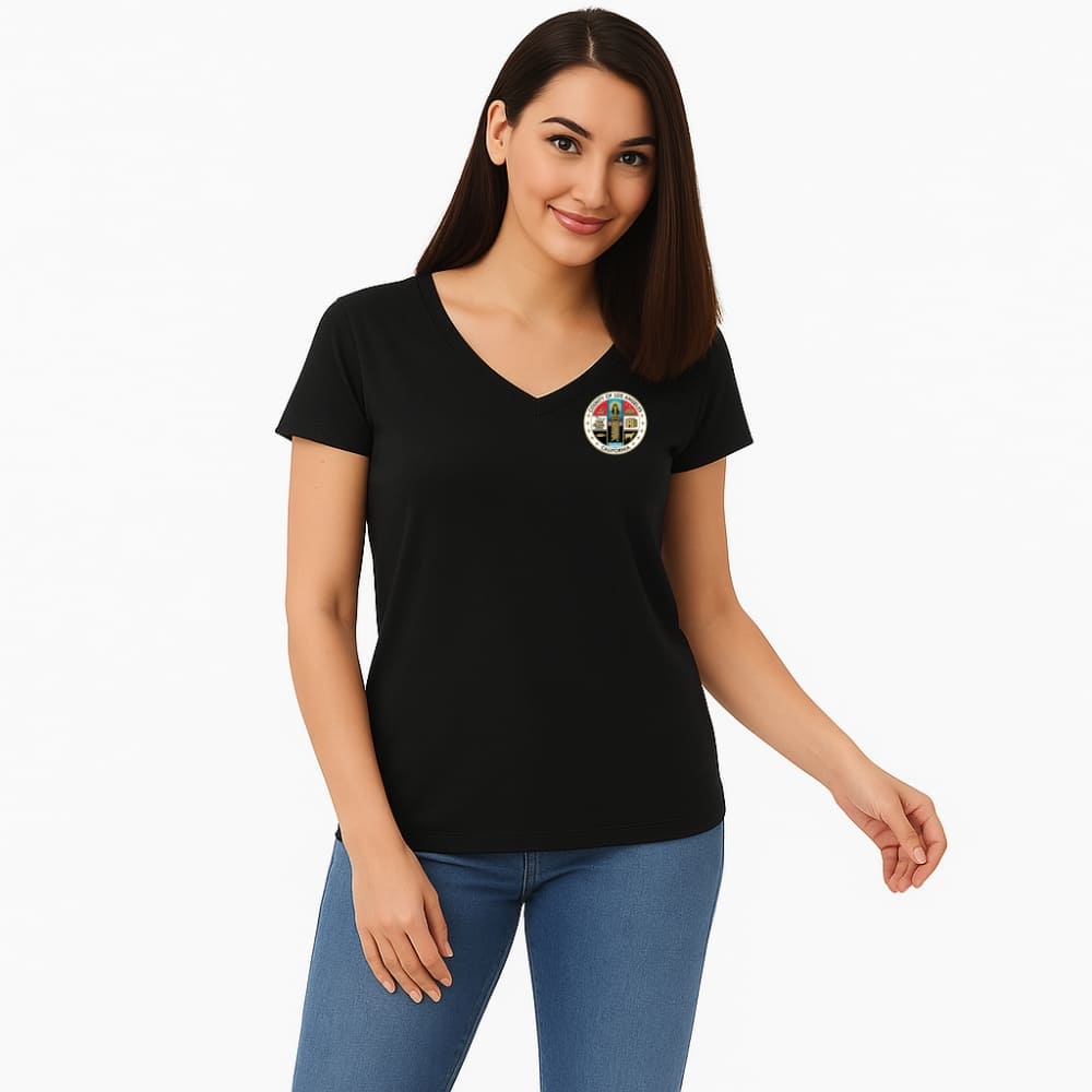 County V-neck Tees