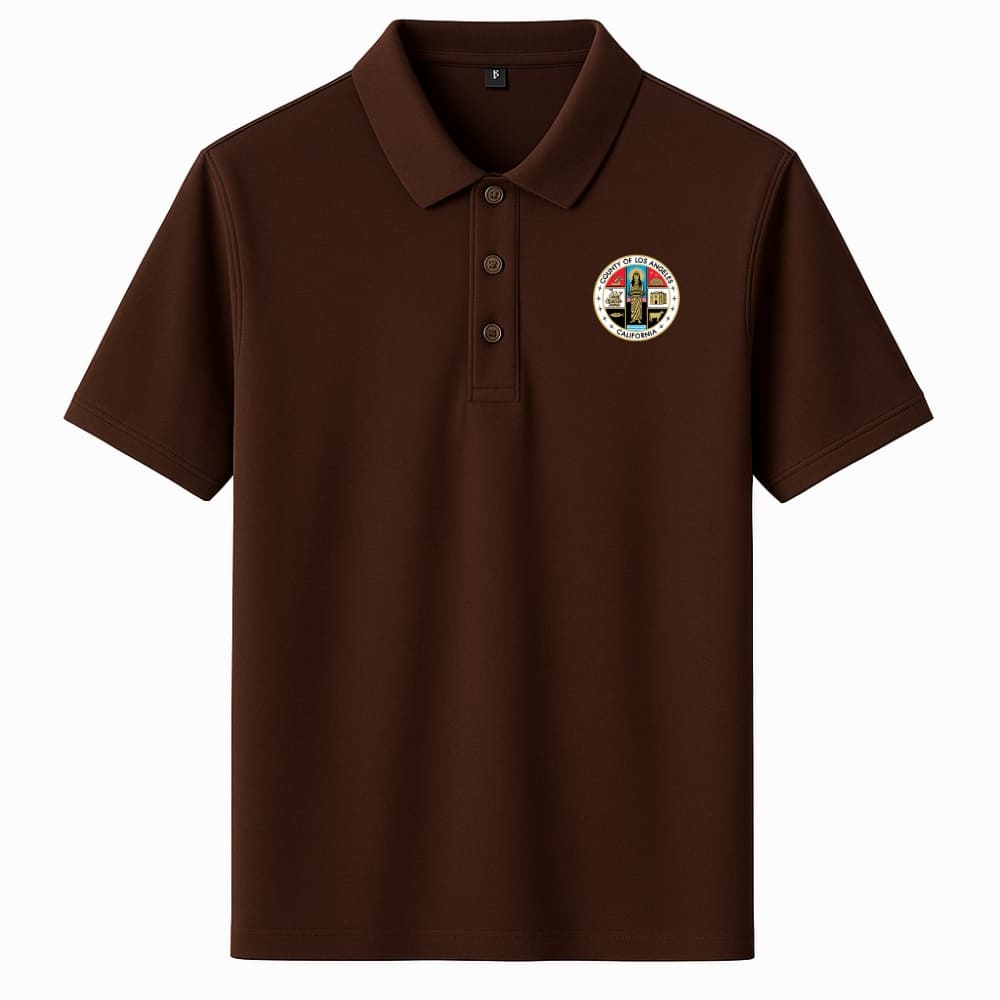 LA County Embroidered Polo