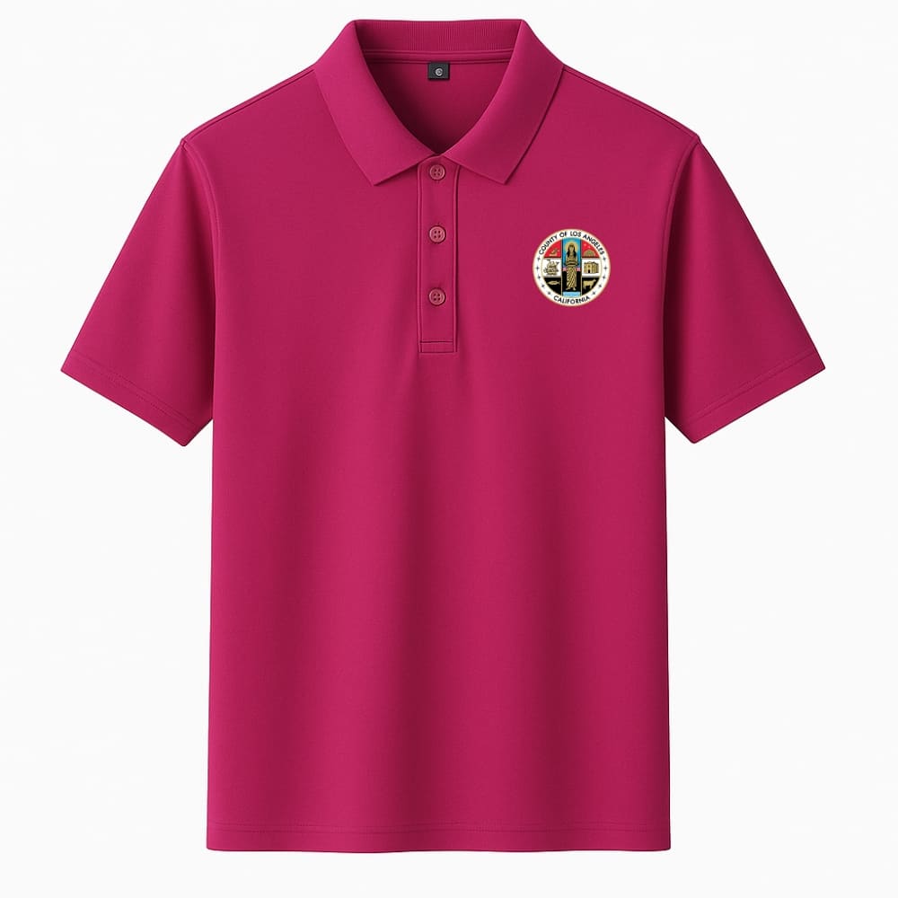 LA County Embroidered Polo