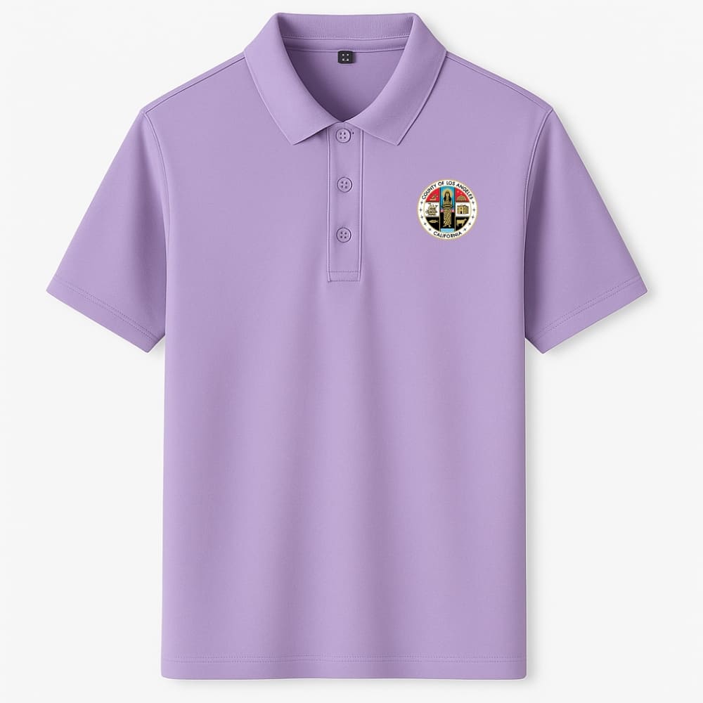 LA County Embroidered Polo