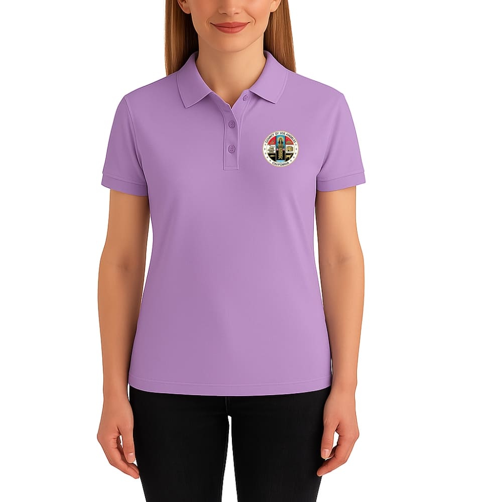 LA County Embroidered Women's Polo