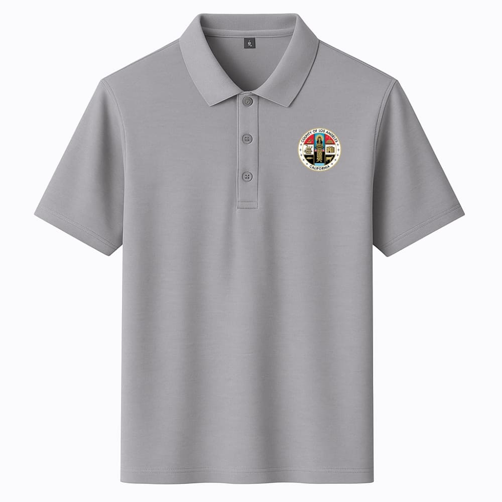 LA County Embroidered Polo