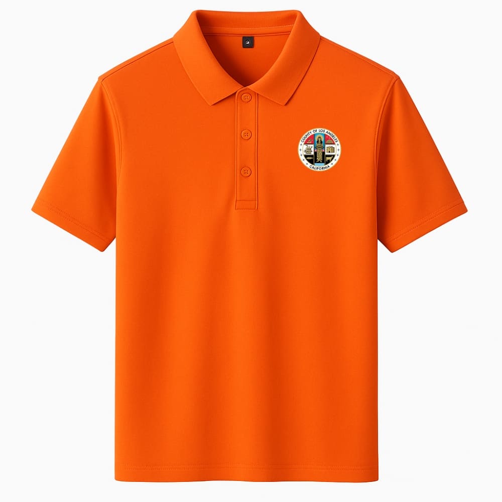 LA County Embroidered Polo
