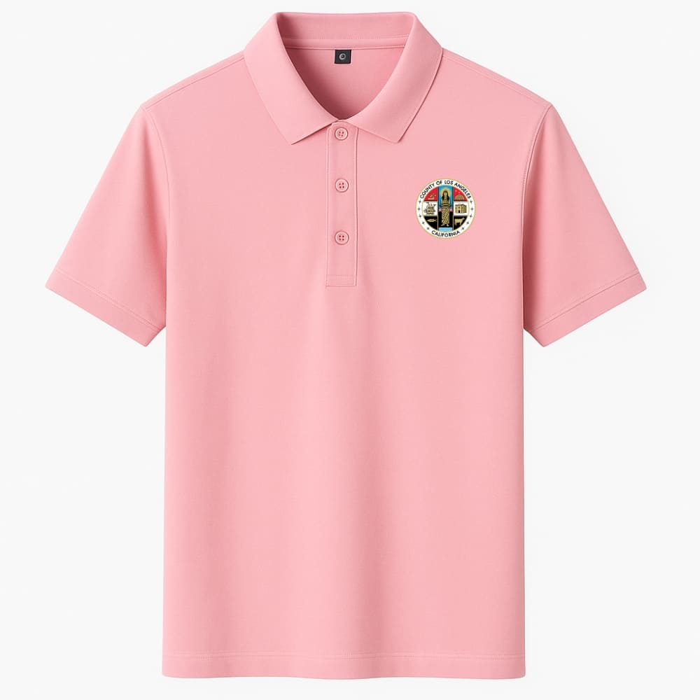 LA County Embroidered Polo