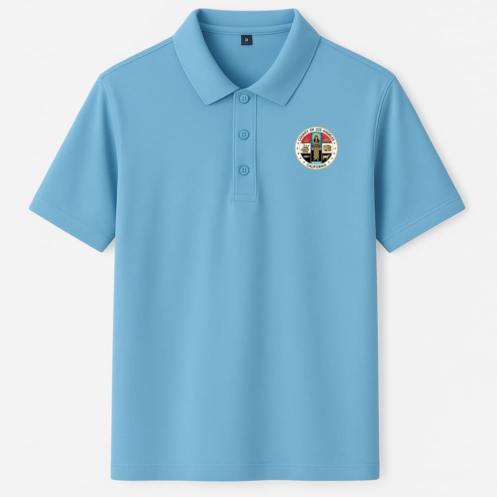 LA County Embroidered Polo