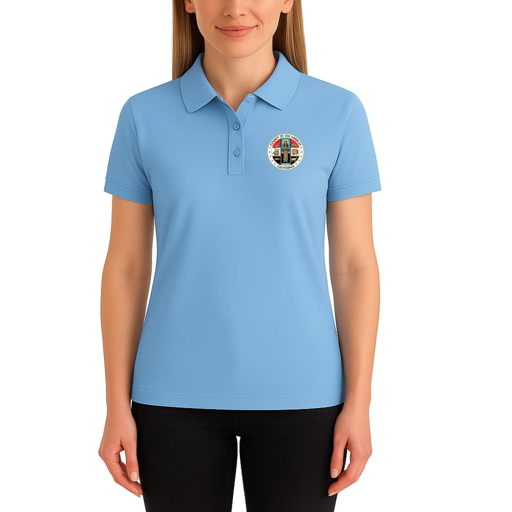 LA County Embroidered Women's Polo