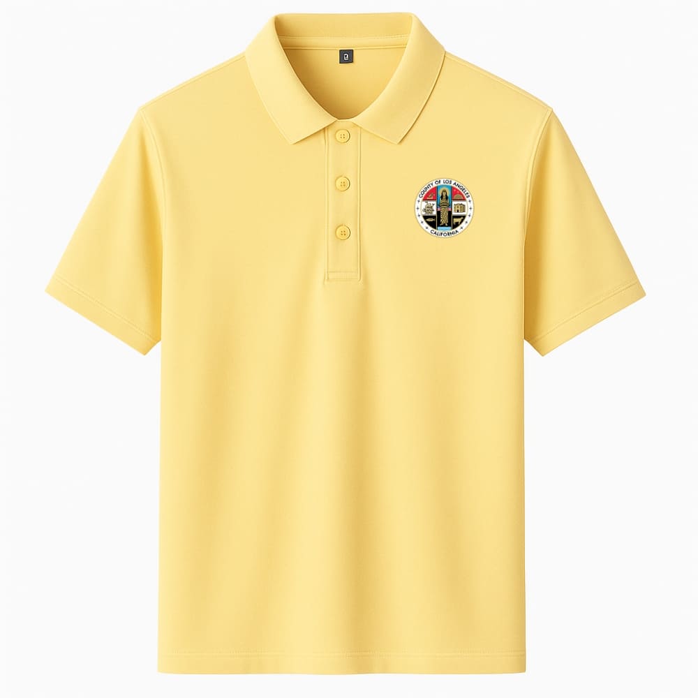 LA County Embroidered Polo