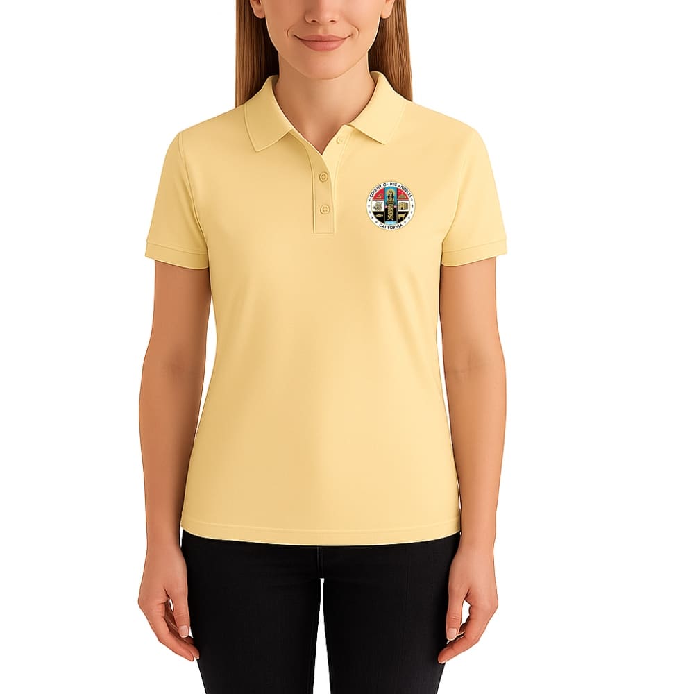 LA County Embroidered Women's Polo