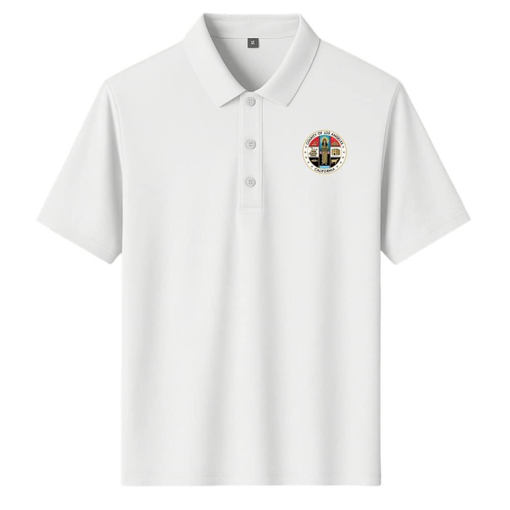 LA County Embroidered Polo