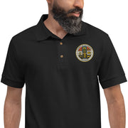 LA County Embroidered Polo