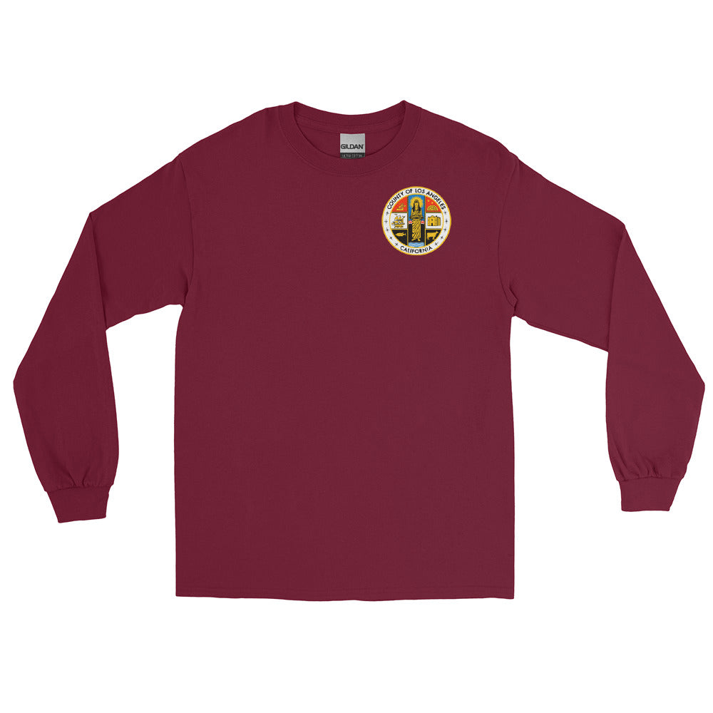 Unisex County Long Sleeve Shirt Front Only Logo