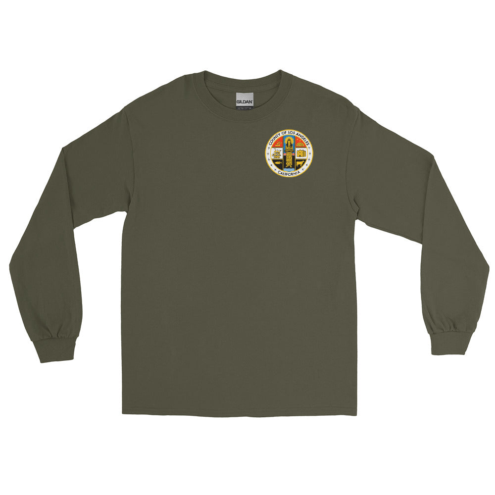 Unisex County Long Sleeve Shirt Front Only Logo