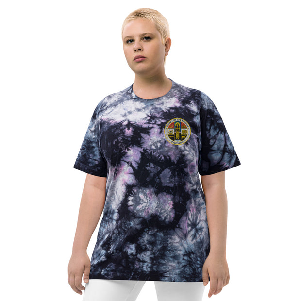 Embroidered Tie-Dye County T-shirt