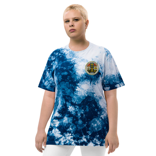 Embroidered Tie-Dye County T-shirt
