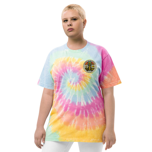 Embroidered Tie-Dye County T-shirt