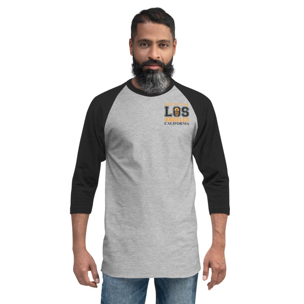 Los County 3/4 Sleeve Raglan Tee