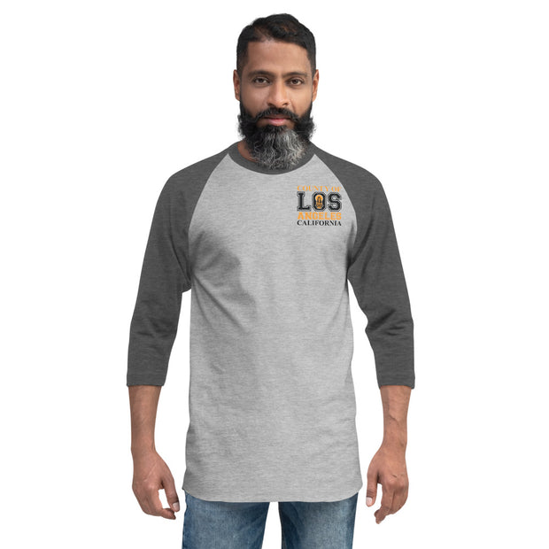Los County 3/4 Sleeve Raglan Tee