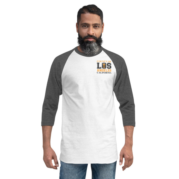 Los County 3/4 Sleeve Raglan Tee