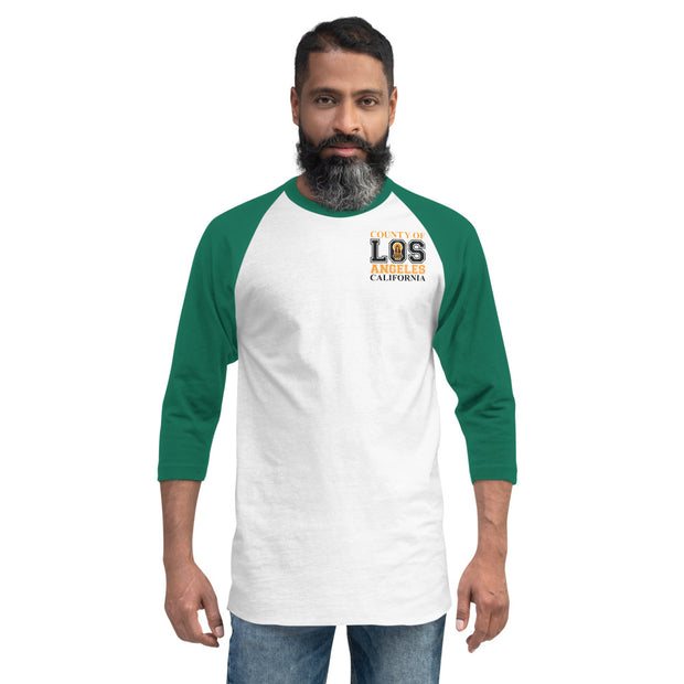 Los County 3/4 Sleeve Raglan Tee
