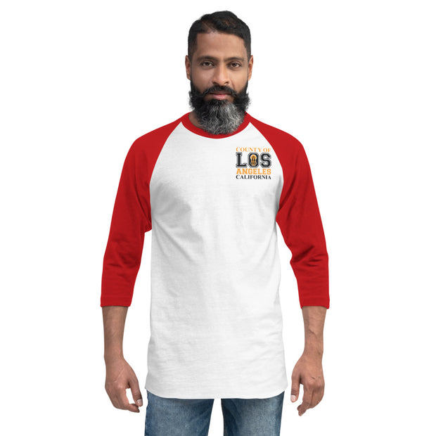 Los County 3/4 Sleeve Raglan Tee